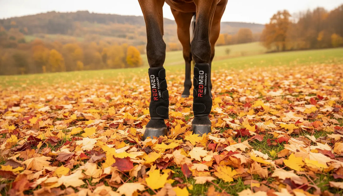 Pferde im Wechsel zum Winter – Unterstützung durch Infrarotlicht von RedMed